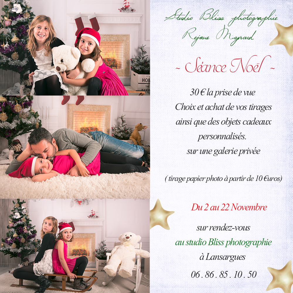 Offre-Noël-photographe-séance-décor-studio-Lansargues-Montpellier-Hérault-idée-cadeau-foto-Lunel-Viel-Mauguio-Baillargues-Nimes-Gard